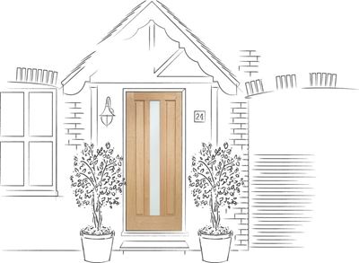 Picture of External Oak M&T Double Glazed Padova with Obscure Glass
1981 x 838 x 44mm (33")