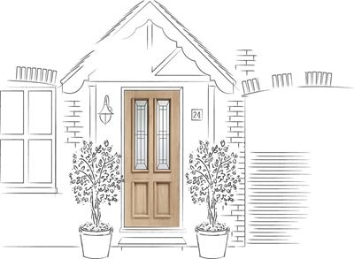 Picture of External Oak M&T Triple Glazed Malton Diamond with Black Cam
1981 x 838 x 44mm (33")