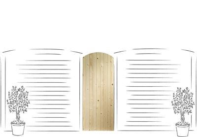 Picture of External Pine Ledged & Braced Arched Top Gate
1981 x 762mm (30")