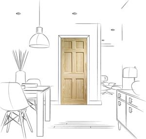 Picture of Internal Clear Pine Colonial 6 Panel
1981 x 610 x 35mm (24")