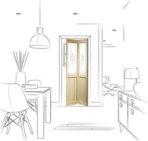 Picture of Internal Clear Pine Victorian Bi-Fold with Campion Glass (30
1947 x 375 x 34mm (30")