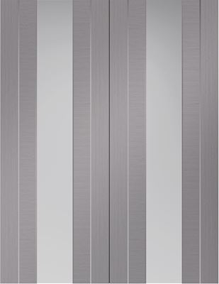 Picture of Internal Light Grey Pre-Finished Forli Pair (Clear Glass)
1981 x 1168 x 40mm (46")