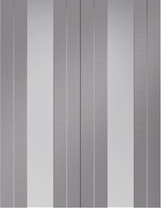 Picture of Internal Light Grey Pre-Finished Forli Pair (Clear Glass)
1981 x 1524 x 40mm (60")