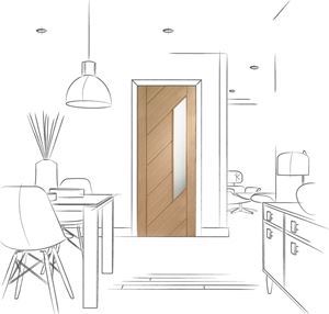 Picture of Internal Oak Monza with Obscure Glass
1981 x 762 x 35mm (30")