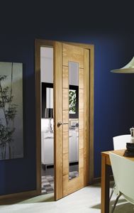 Picture of Internal Oak Palermo 1 Light with Clear Glass Fire Door
1981 x 762 x 44mm (30")