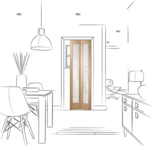 Picture of Internal Oak Pattern 10 Bi-Fold with Clear Glass
1936 x 379.5 x 35mm (30")