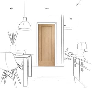 Picture of Internal Oak Pattern 10 Fire Door
1981 x 838 x 44mm (33")