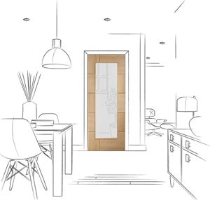 Picture of Internal Oak Pre-Finished Ravenna with Clear Glass
1981 x 762 x 35mm (30")