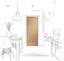 Picture of Internal Oak Pre-Finished Varese (Alum Inlay)
1981 x 838 x 35mm (33")