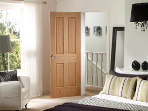 Picture of Internal Oak Pre-finished Victorian 4 Panel Fire Door
1981 x 762 x 44mm (30")
