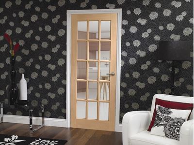 Picture of Internal Oak SA77 with Clear Bevelled Glass
1981 x 762 x 35mm (30")