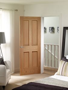 Picture of Internal Oak Victorian 4 Panel Fire Door with Raised Mouldin
2032 x 813 x 44mm (32")