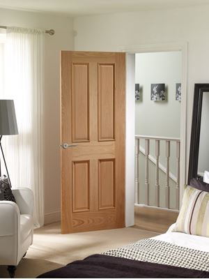 Picture of Internal Oak Victorian 4 Panel Fire Door with Raised Mouldin
2032 x 813 x 44mm (32")
