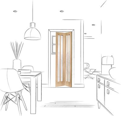 Picture of Internal Oak Worcester Bi-Fold with Clear Glass
1936 x 379.5 x 35mm (30")