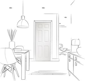 Picture of Internal Pre-finished White Moulded Colonist 6 Panel
1981 x 686 x 35mm (27")