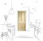 Picture of Internal Vertical Grain Clear Pine Edwardian 4 Panel
1981 x 610 x 35mm (24")