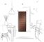 Picture of Internal Walnut Pre-finished Forli
1981 x 838 x 35mm (33")