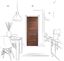 Picture of Internal Walnut Pre-finished Portici Fire Door
1981 x 762 x 44mm (30")