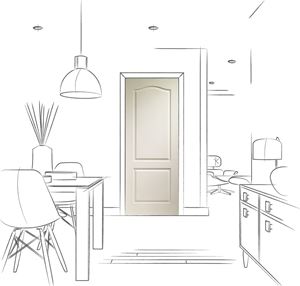 Picture of Internal White Moulded Classique 2 Panel
1981 x 457 x 35mm (18")