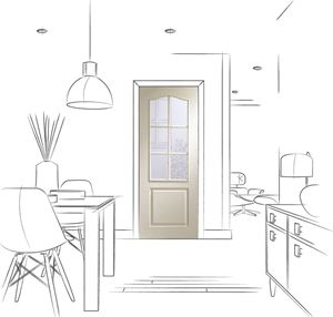Picture of Internal White Moulded Classique 6 Light with Clear Bevelled
1981 x 610 x 35mm (24")