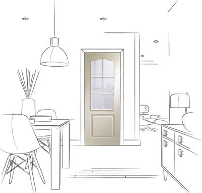 Picture of Internal White Moulded Classique 6 Light with Clear Bevelled
2040 x 826 x 40mm