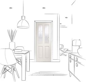 Picture of Internal White Moulded Victorian with Clear Glass
2040 x 826 x 40mm