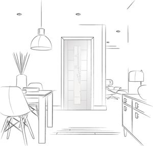 Picture of Internal White Primed Palermo 1 Light with Clear Glass
1981 x 838 x 35mm (33")