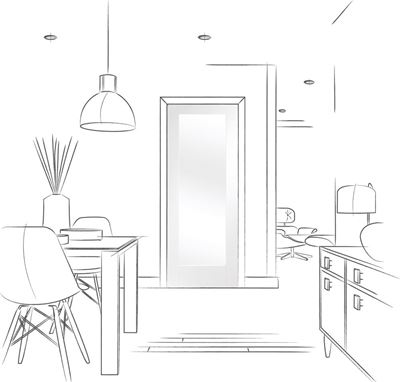 Picture of Internal White Primed Pattern 10 with Obscure Glass
2032 x 813 x 35mm (32")
