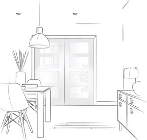 Picture of Internal White Primed Shaker Door Pair with Clear Glass
1981 x 915 x 40mm (36")