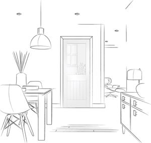Picture of Internal White Primed Suffolk 1L with Clear Glass
1981 x 610 x 35mm (24")