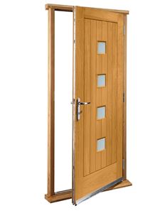 Picture of Pre-Finished Ext Oak Double Glazed Siena (Obscure)
1981 x 838 x 44mm (33")