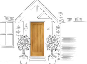 Picture of Pre-Finished External Oak Suffolk
1981 x 762 x 44mm (30")