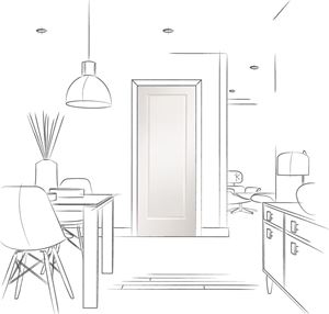 Picture of Pre-Finished Internal White Cesena
1981 x 838 x 35mm (33")
