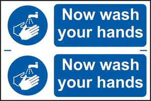 Picture of Now Wash Your Hands
Safety Sign 200x300   0404