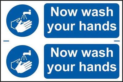Picture of Now Wash Your Hands
Safety Sign 200x300   0404
