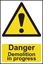 Picture of Danger Demolition In Progress
Safety Sign 200x300   1203