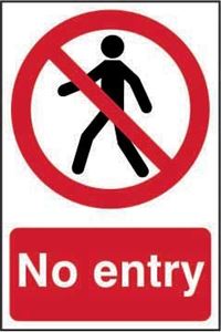 Picture of No Entry
Safety Sign 200x300   0600