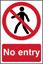 Picture of No Entry
Safety Sign 200x300   0600