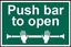 Picture of Push Bar To Open
Safety Sign 200x300   1523