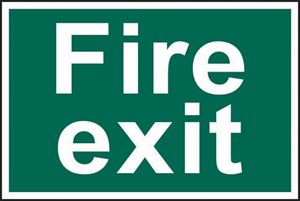 Picture of Fire Exit
Safety Sign 200x300   1502