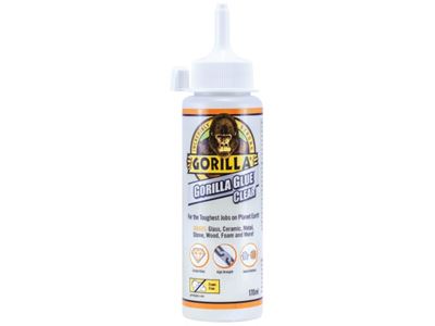 Picture of Gorilla Glue Clear 170ml
crystal clear foam free
bonds glass; ceramics; metal; stone; wood;
foam & more