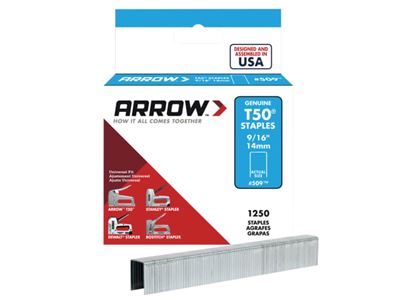 Picture of Arrow T50 Staples 14mm box 1250