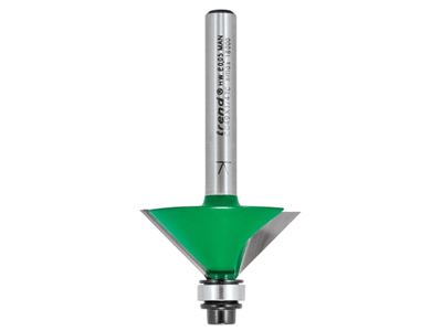 Picture of Self Guided Chamfer Angle = 45 degrees
12.7mm Cut
