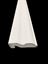 Picture of 19x55 White Plastic Architrave 2.9mtrwith cable rebate