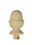 Picture of 82x82 Pine half Acorn Newel TopBurbidge