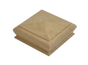 Picture of 115x115 Oak Pyramid Newel TopBurbidge