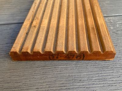 Picture of 25x150 Hardwood Grooved Balau Decking