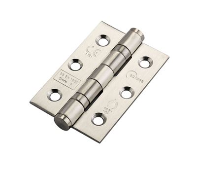Picture of B/B Hinge S/Steel Satin SSS 76x51x2mmGRADE 7