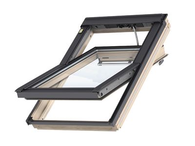 Picture of Velux Centre Pivot Roof Window White Painted INTEGRA ELECTRIC55x78 Toughened Outer Pane Laminated InnerCK02