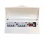 Picture of 10WAY METAL BOARD  WYLEX2 x 80 amp rcd,8 mcbs 3 x 6  1 x 16  4 x 32 2 x blanks